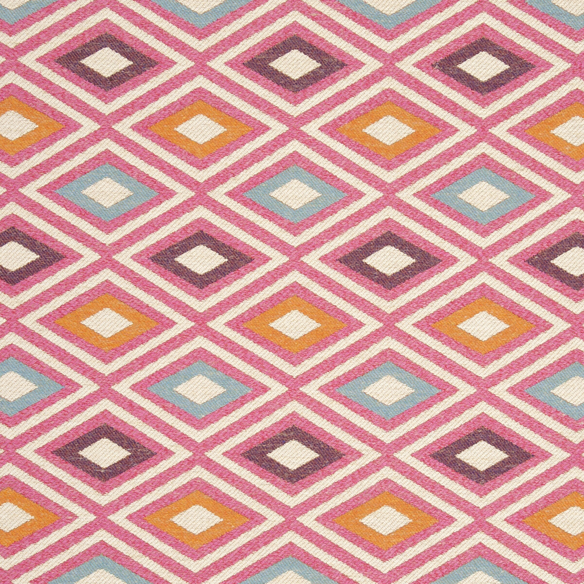 Cherokee fabric in carmine color - pattern F0808/01.CAC.0 - by Clarke And Clarke in the Clarke & Clarke Navajo collection