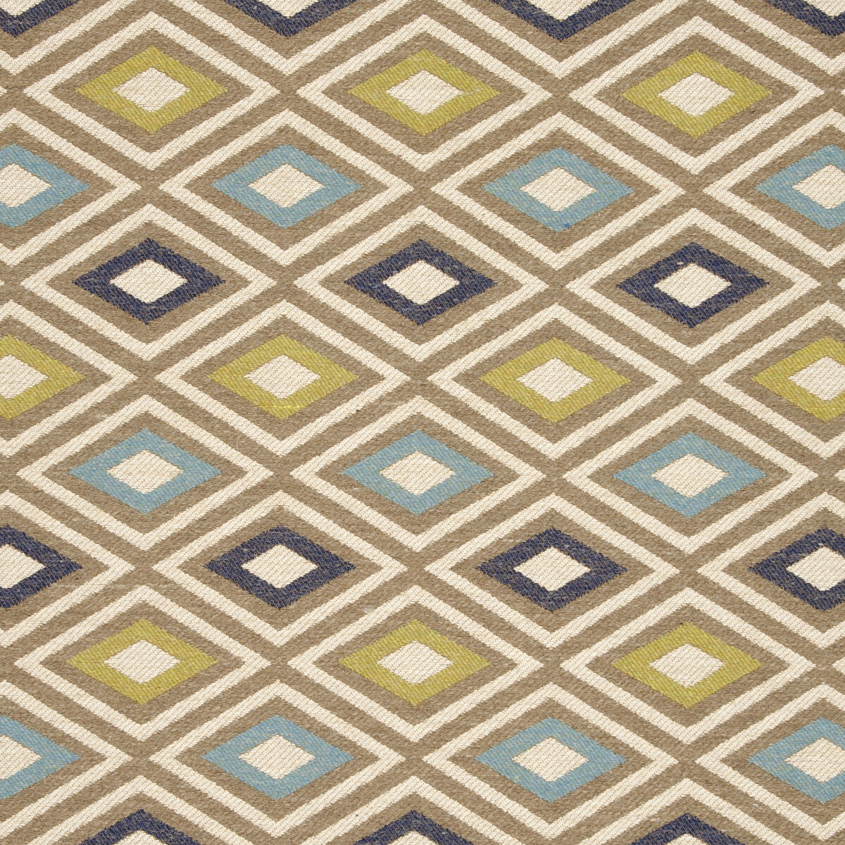 Cherokee fabric in indigo/palm color - pattern F0808/05.CAC.0 - by Clarke And Clarke in the Clarke & Clarke Navajo collection
