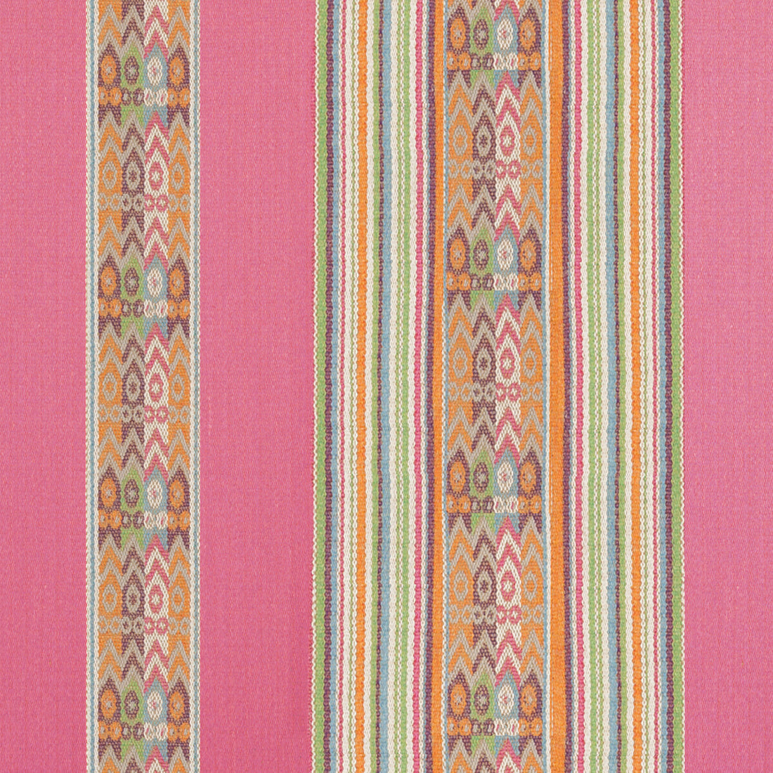 Totem fabric in carmine color - pattern F0811/02.CAC.0 - by Clarke And Clarke in the Clarke &amp; Clarke Navajo collection