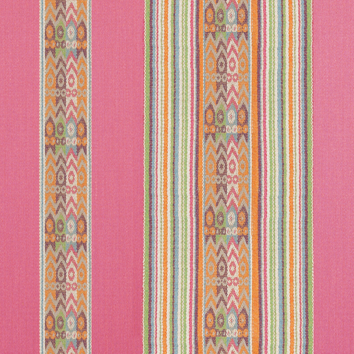 Totem fabric in carmine color - pattern F0811/02.CAC.0 - by Clarke And Clarke in the Clarke & Clarke Navajo collection