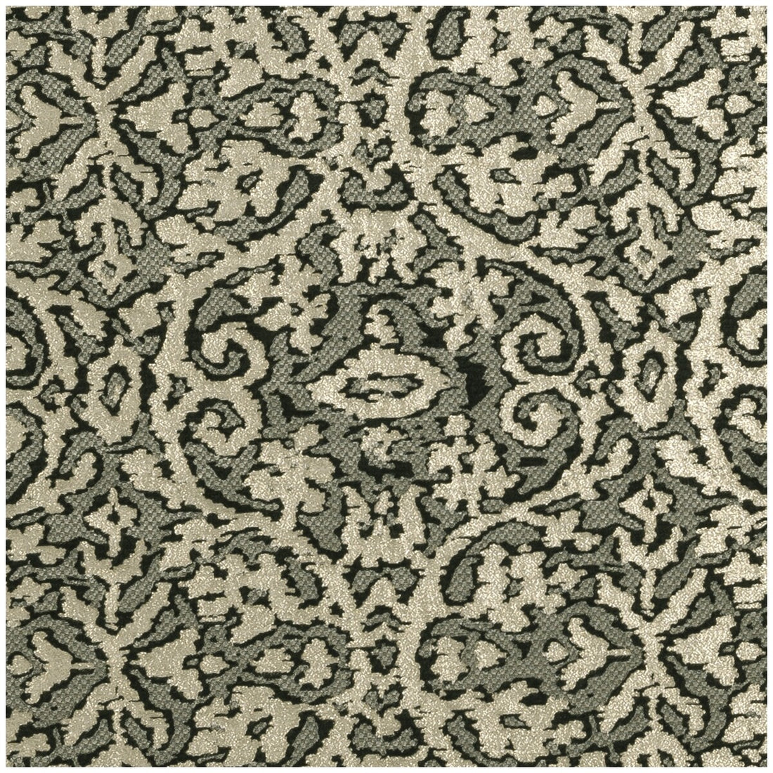Imperiale fabric in ebony color - pattern F0868/03.CAC.0 - by Clarke And Clarke in the Clarke &amp; Clarke Imperiale collection