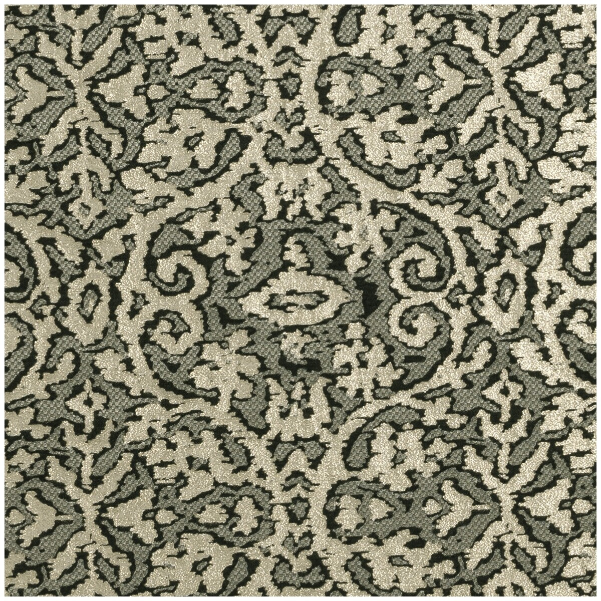 Imperiale fabric in ebony color - pattern F0868/03.CAC.0 - by Clarke And Clarke in the Clarke & Clarke Imperiale collection