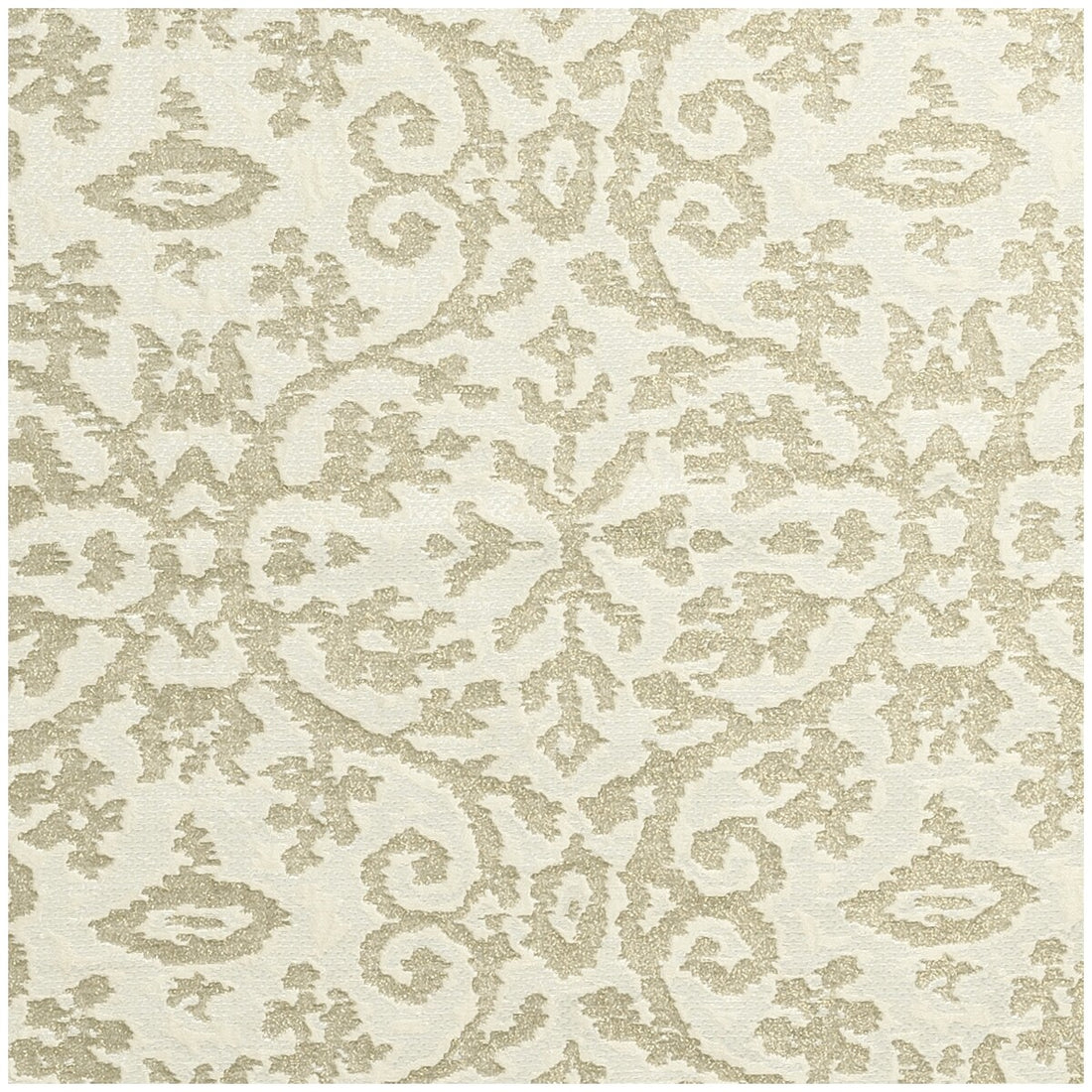 Imperiale fabric in ivory color - pattern F0868/04.CAC.0 - by Clarke And Clarke in the Clarke &amp; Clarke Imperiale collection
