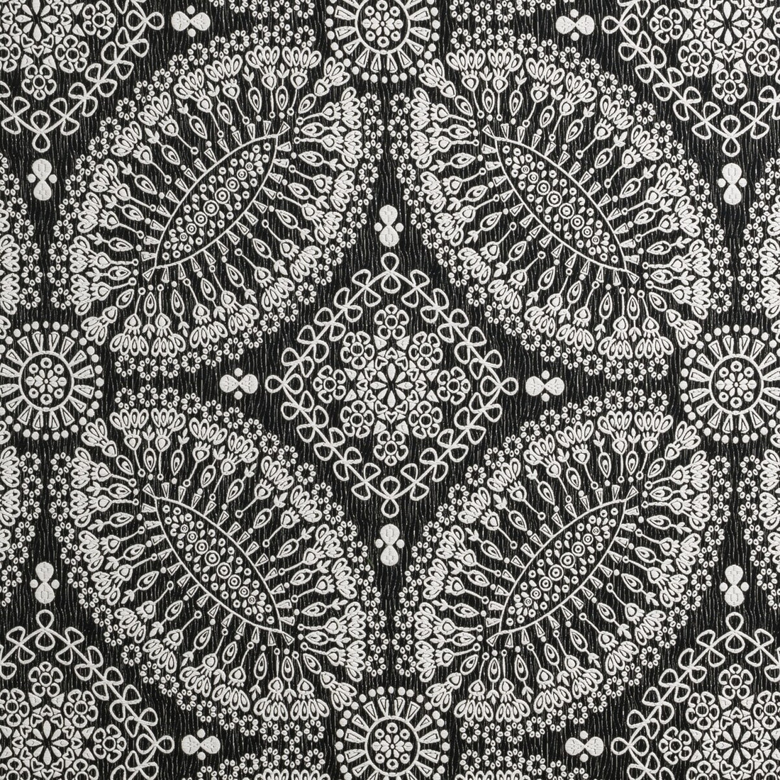 Bw1007 fabric in black/white color - pattern F0879/01.CAC.0 - by Clarke And Clarke in the Clarke &amp; Clarke Black + White collection