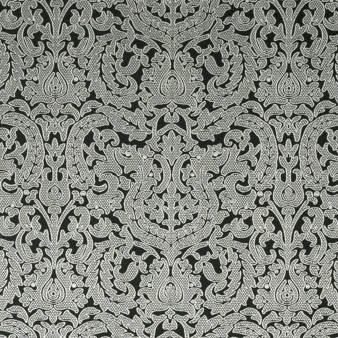 Bw1020 fabric in black/white color - pattern F0893/01.CAC.0 - by Clarke And Clarke in the Clarke &amp; Clarke Black + White collection