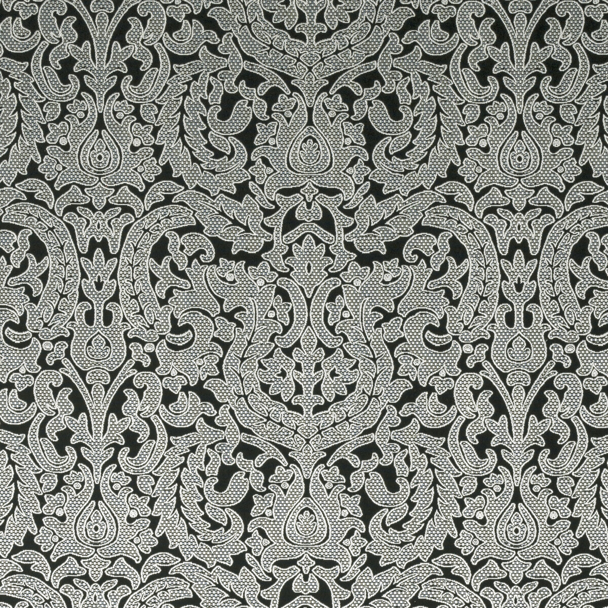 Bw1020 fabric in black/white color - pattern F0893/01.CAC.0 - by Clarke And Clarke in the Clarke & Clarke Black + White collection