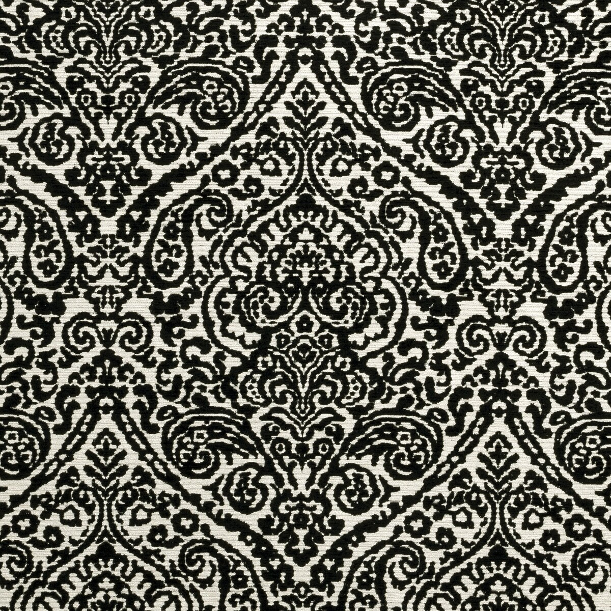Bw1023 fabric in black/white color - pattern F0896/01.CAC.0 - by Clarke And Clarke in the Clarke & Clarke Black + White collection
