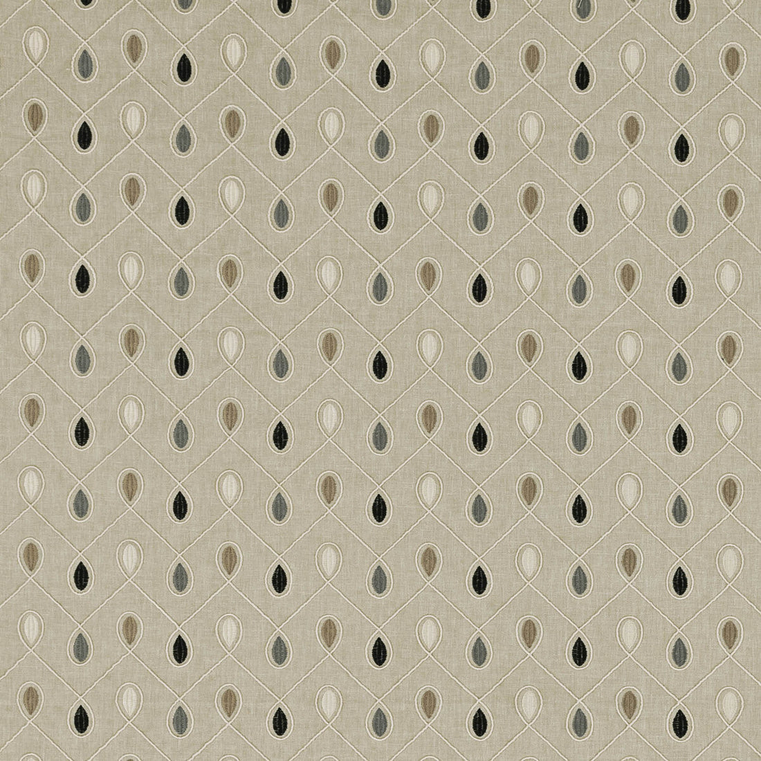 Healey fabric in charcoal color - pattern F0936/01.CAC.0 - by Clarke And Clarke in the Clarke &amp; Clarke Richmond collection