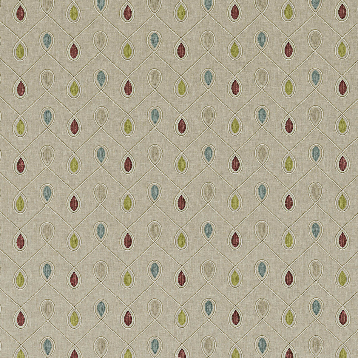 Healey fabric in raspberry/duckegg color - pattern F0936/04.CAC.0 - by Clarke And Clarke in the Clarke & Clarke Richmond collection