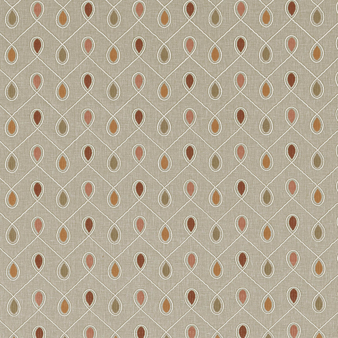 Healey fabric in spice color - pattern F0936/05.CAC.0 - by Clarke And Clarke in the Clarke &amp; Clarke Richmond collection