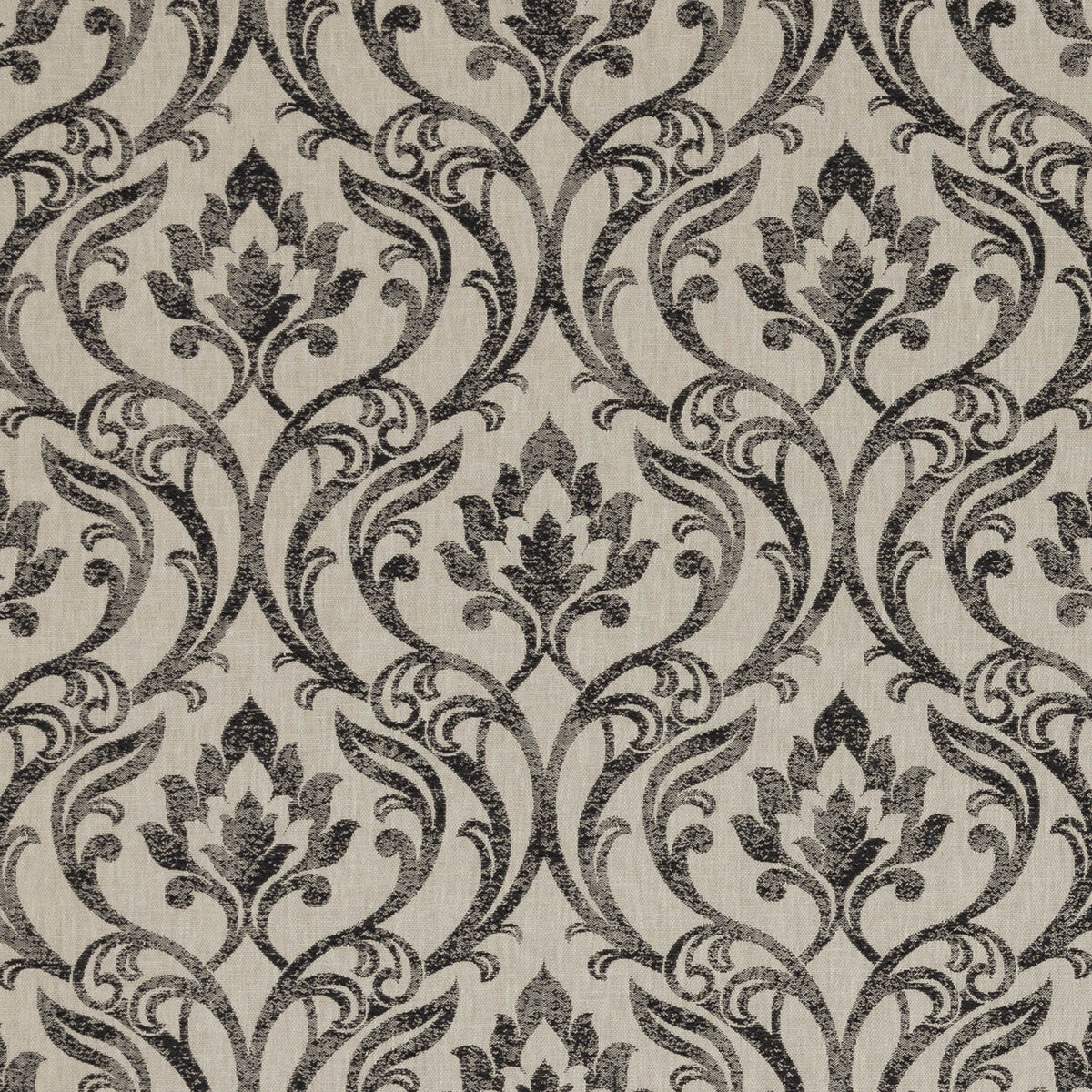 Leyburn fabric in charcoal color - pattern F0938/01.CAC.0 - by Clarke And Clarke in the Clarke & Clarke Richmond collection