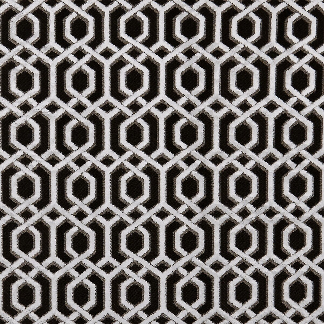 Bw1042 fabric in black/white color - pattern F0944/01.CAC.0 - by Clarke And Clarke in the Clarke &amp; Clarke Black + White collection