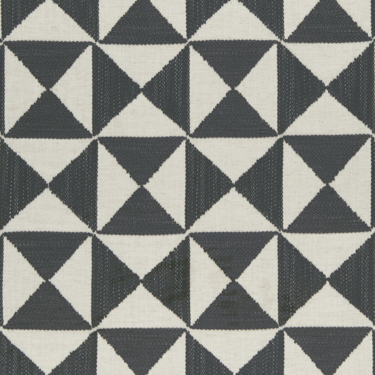 Adisa fabric in charcoal color - pattern F0952/01.CAC.0 - by Clarke And Clarke in the Clarke & Clarke Amara collection