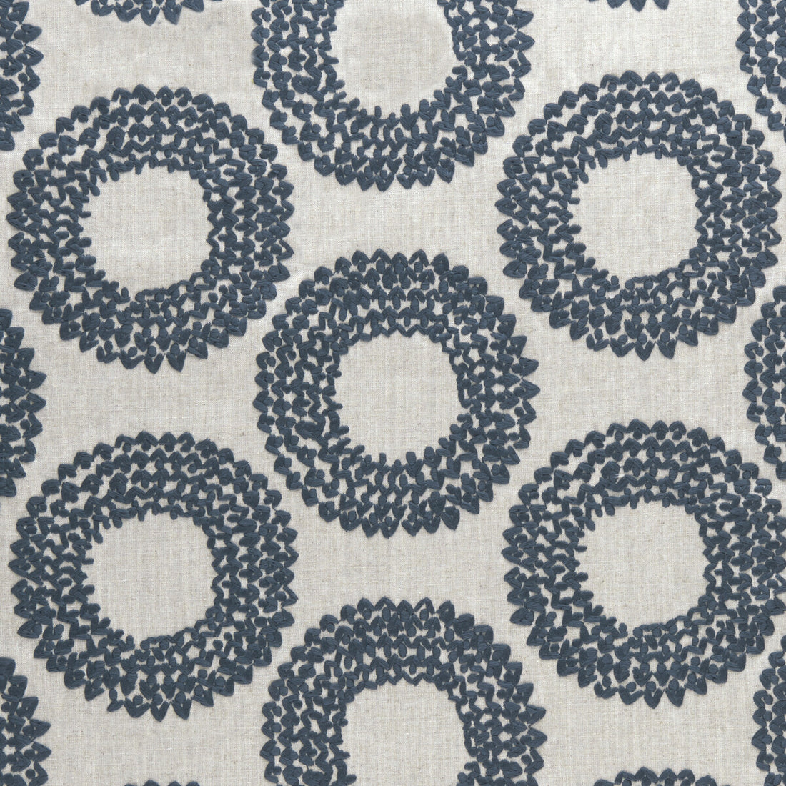 Dashiki fabric in indigo color - pattern F0954/03.CAC.0 - by Clarke And Clarke in the Clarke &amp; Clarke Amara collection