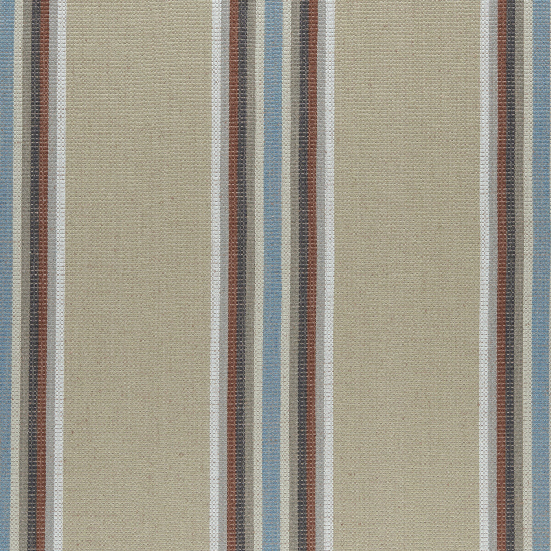 Imani fabric in cinnabar/aqua color - pattern F0955/02.CAC.0 - by Clarke And Clarke in the Clarke &amp; Clarke Amara collection