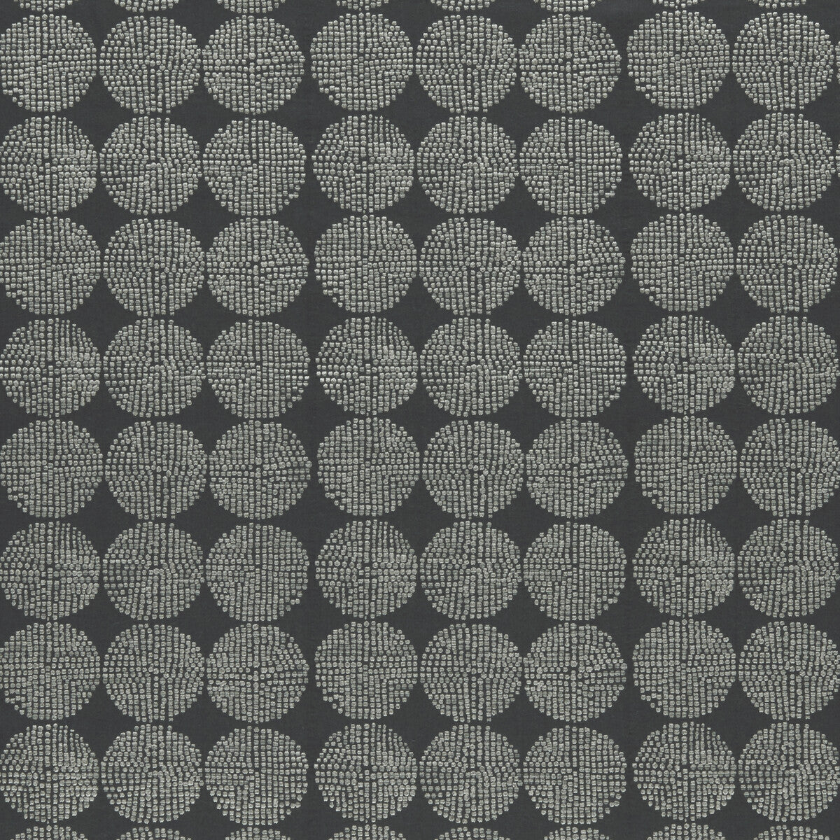 Kiko fabric in charcoal color - pattern F0956/02.CAC.0 - by Clarke And Clarke in the Clarke & Clarke Amara collection