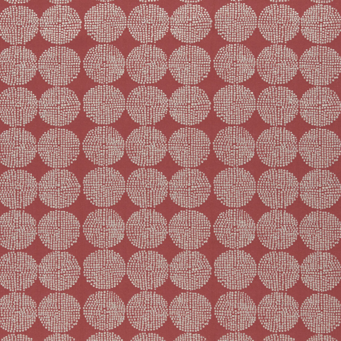 Kiko fabric in red color - pattern F0956/06.CAC.0 - by Clarke And Clarke in the Clarke &amp; Clarke Amara collection