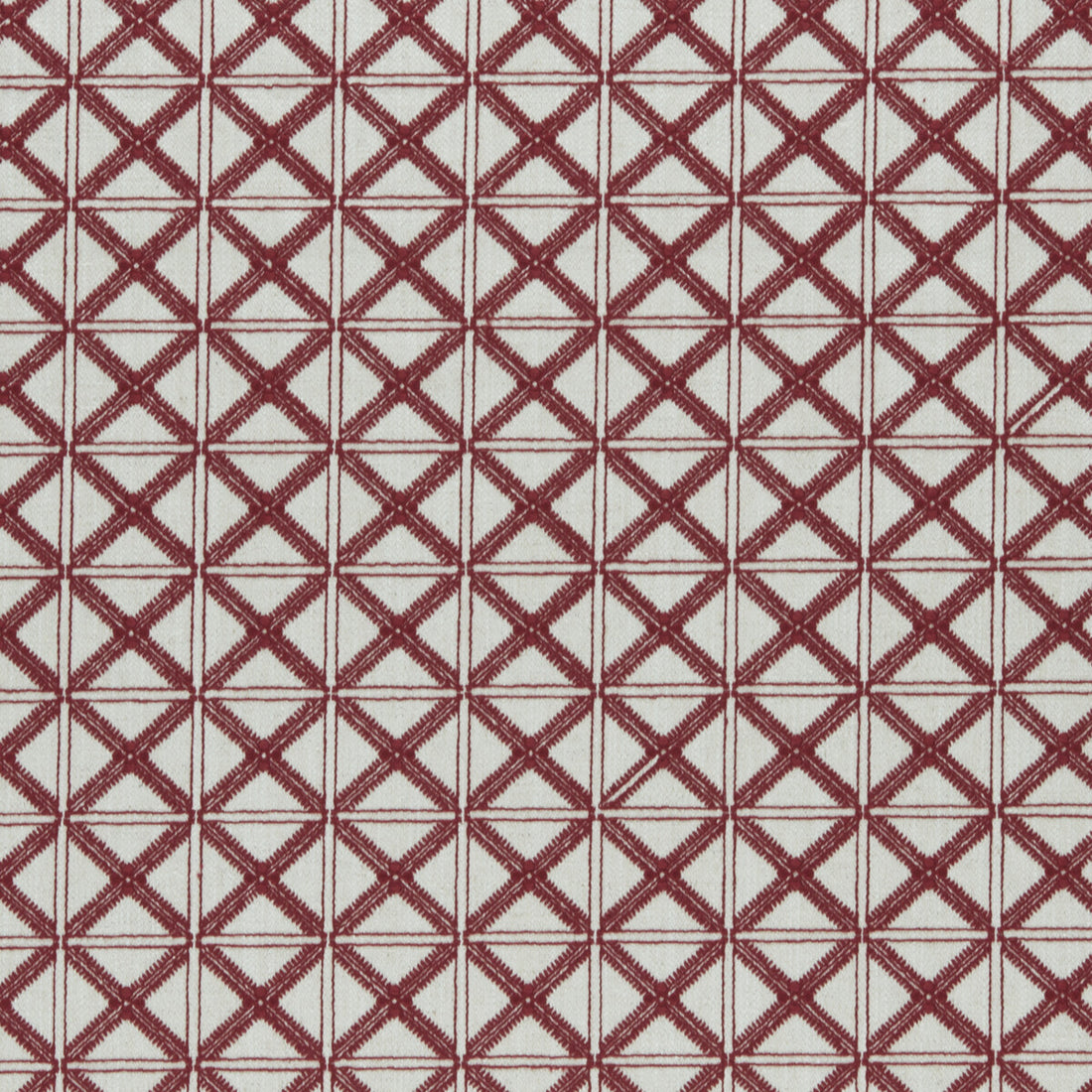 Makenzi fabric in red color - pattern F0957/04.CAC.0 - by Clarke And Clarke in the Clarke &amp; Clarke Amara collection