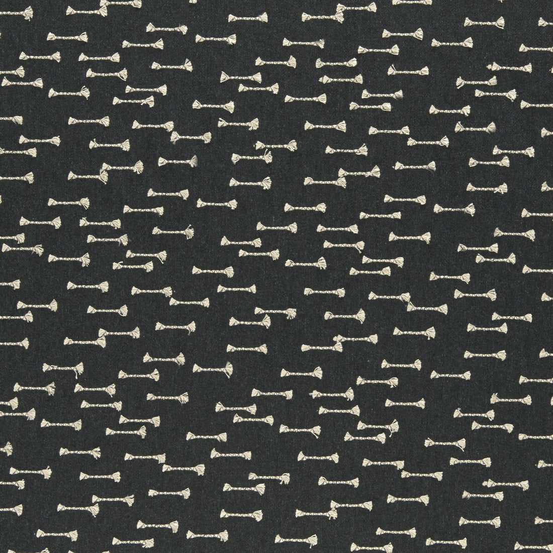 Nala fabric in charcoal color - pattern F0958/01.CAC.0 - by Clarke And Clarke in the Clarke &amp; Clarke Amara collection