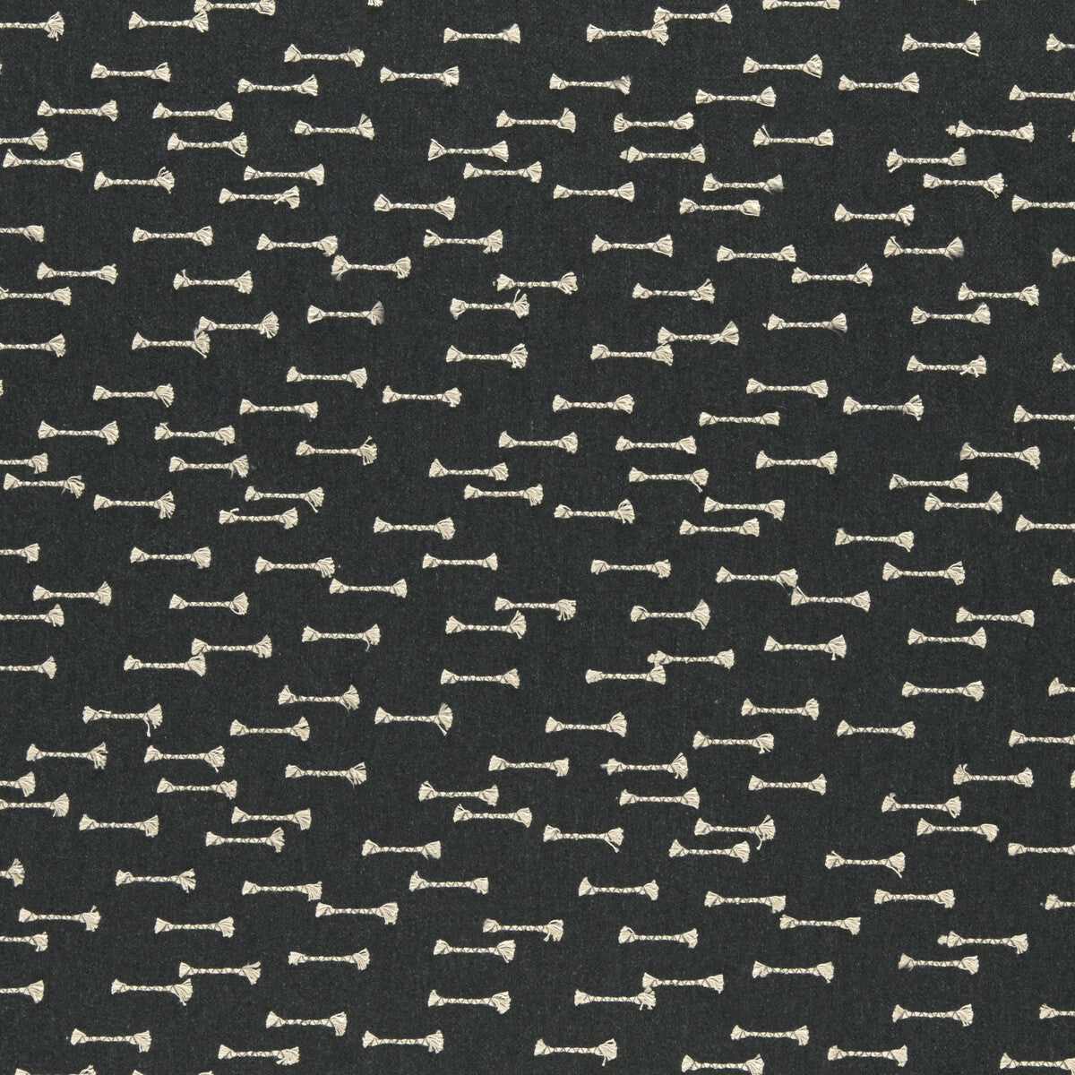 Nala fabric in charcoal color - pattern F0958/01.CAC.0 - by Clarke And Clarke in the Clarke & Clarke Amara collection