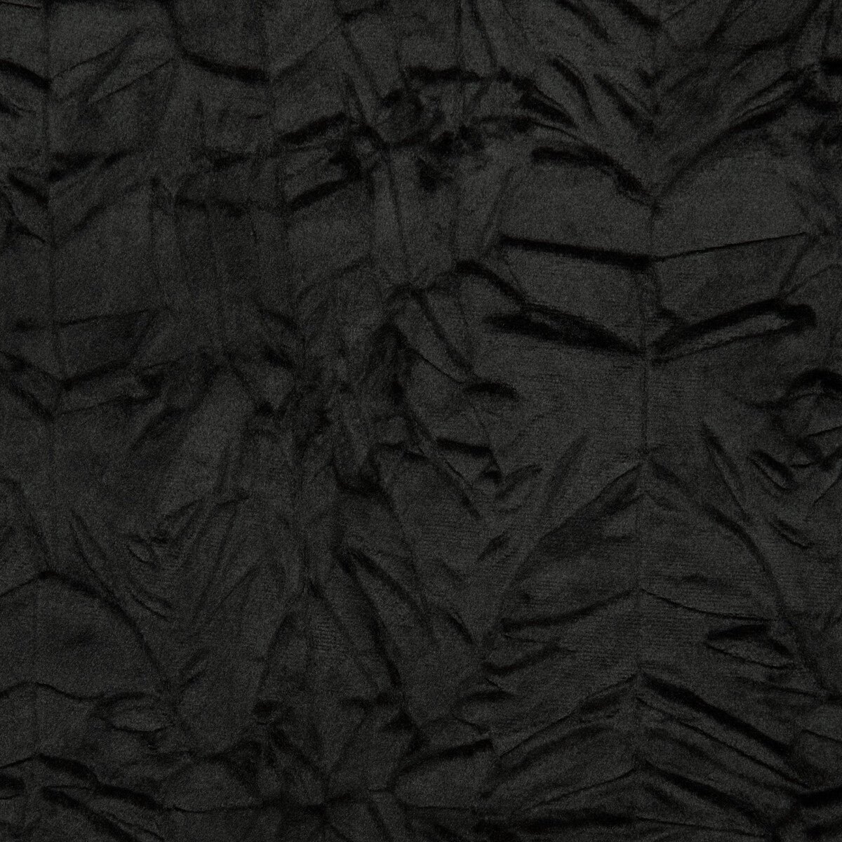 Sylvana fabric in jet color - pattern F0966/04.CAC.0 - by Clarke And Clarke in the Lustro By Studio G For C&C collection