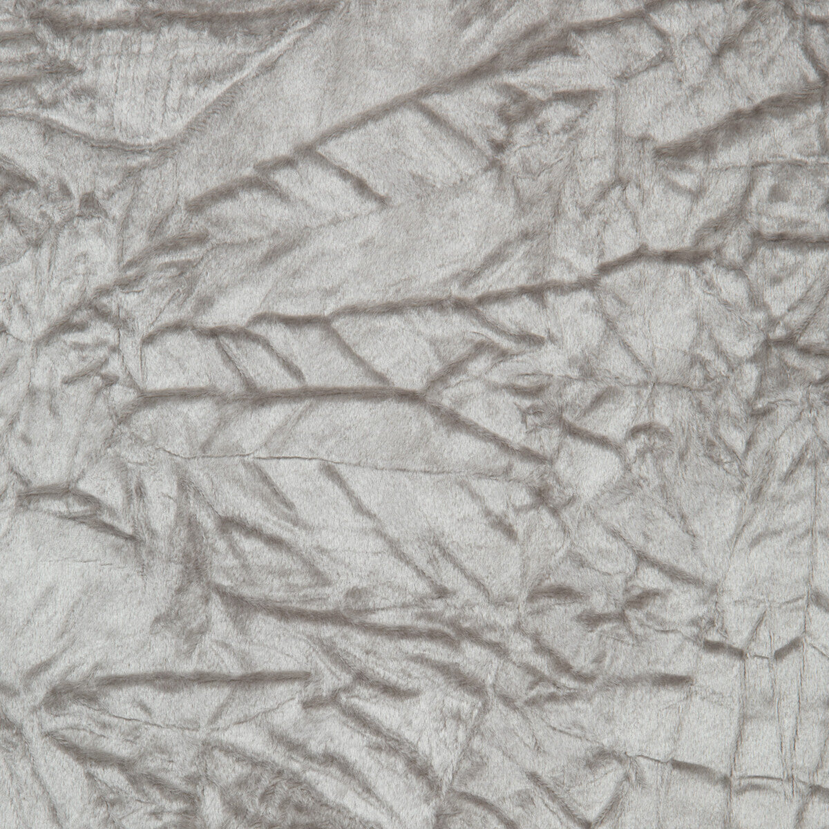 Sylvana fabric in silver color - pattern F0966/08.CAC.0 - by Clarke And Clarke in the Lustro By Studio G For C&C collection