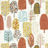 Trad fabric in spice color - pattern F0992/05.CAC.0 - by Clarke And Clarke in the Wilderness By Studio G For C&C collection