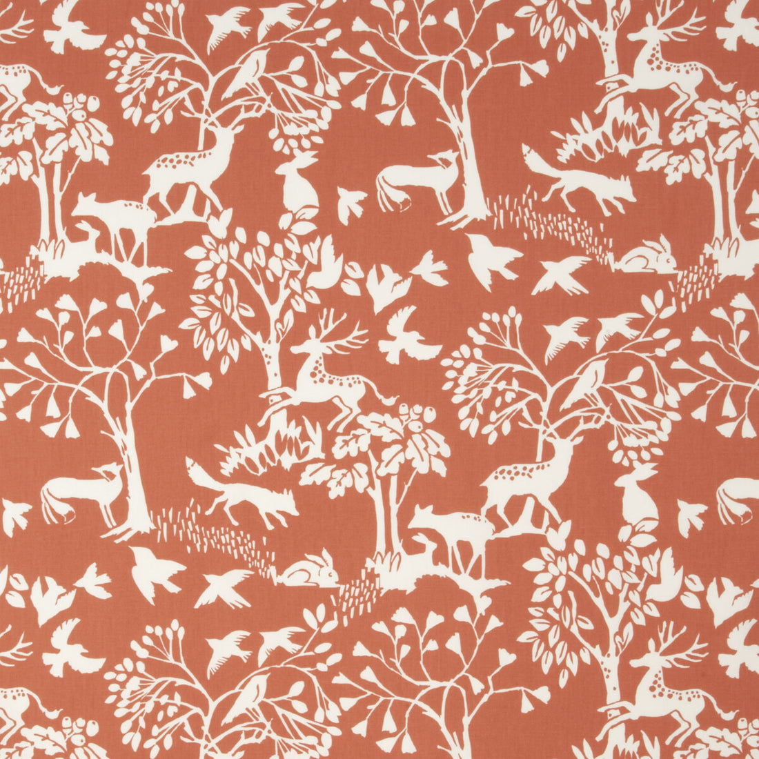 Vilda fabric in cinnamon color - pattern F0993/03.CAC.0 - by Clarke And Clarke in the Wilderness By Studio G For C&amp;C collection
