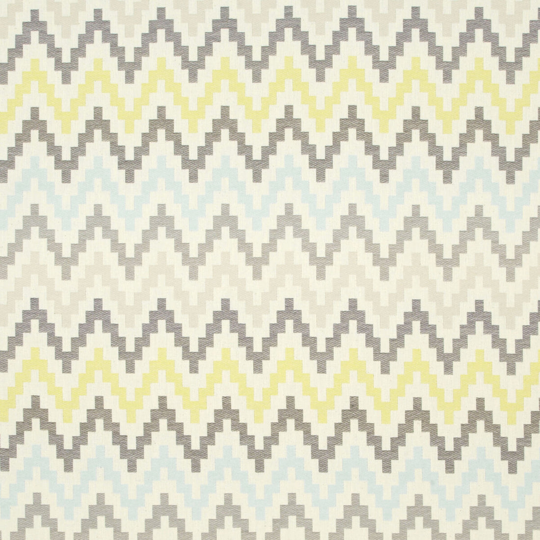 Klaudia fabric in chartreuse/charcoal color - pattern F0996/01.CAC.0 - by Clarke And Clarke in the Wilderness By Studio G For C&amp;C collection