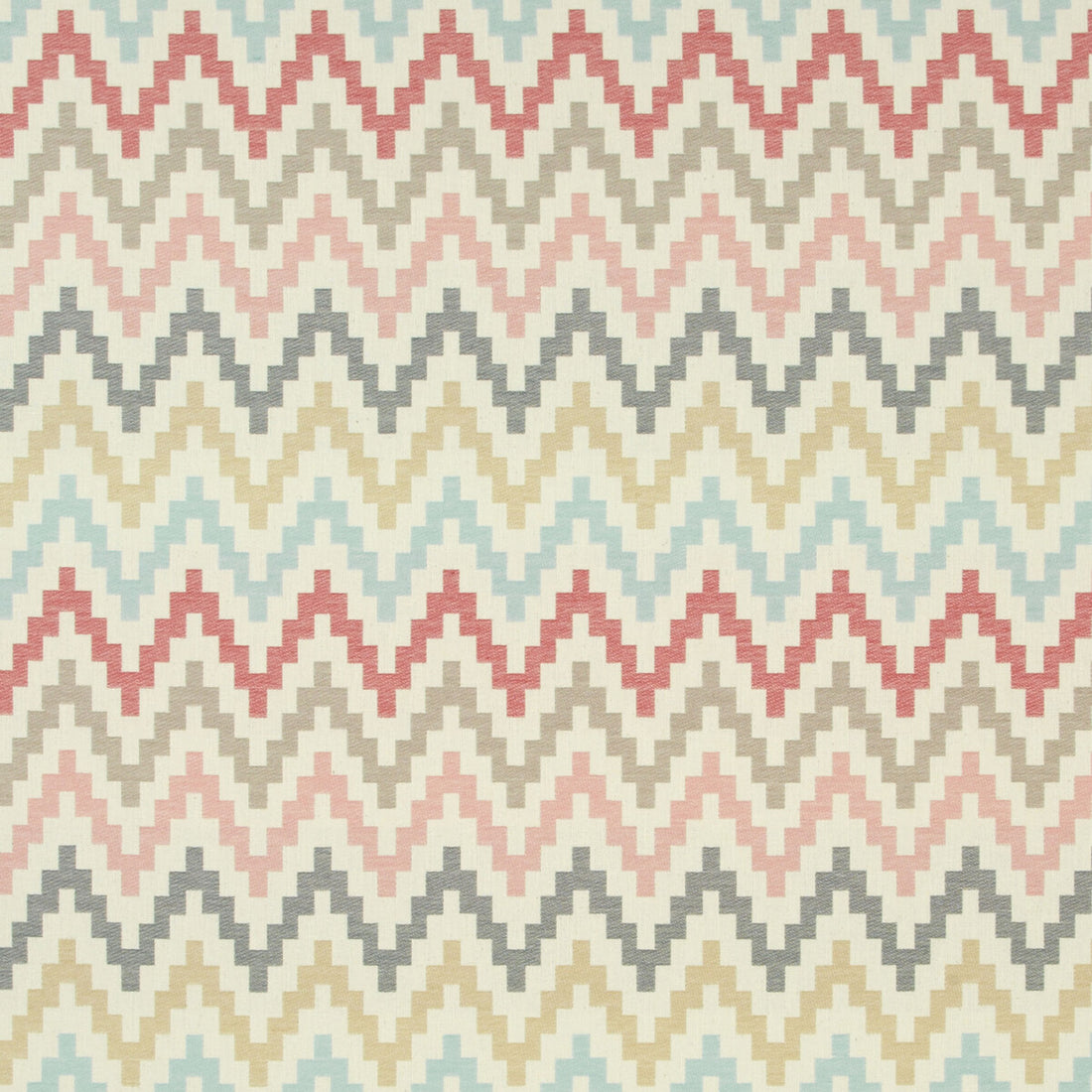 Klaudia fabric in pastel color - pattern F0996/04.CAC.0 - by Clarke And Clarke in the Wilderness By Studio G For C&amp;C collection
