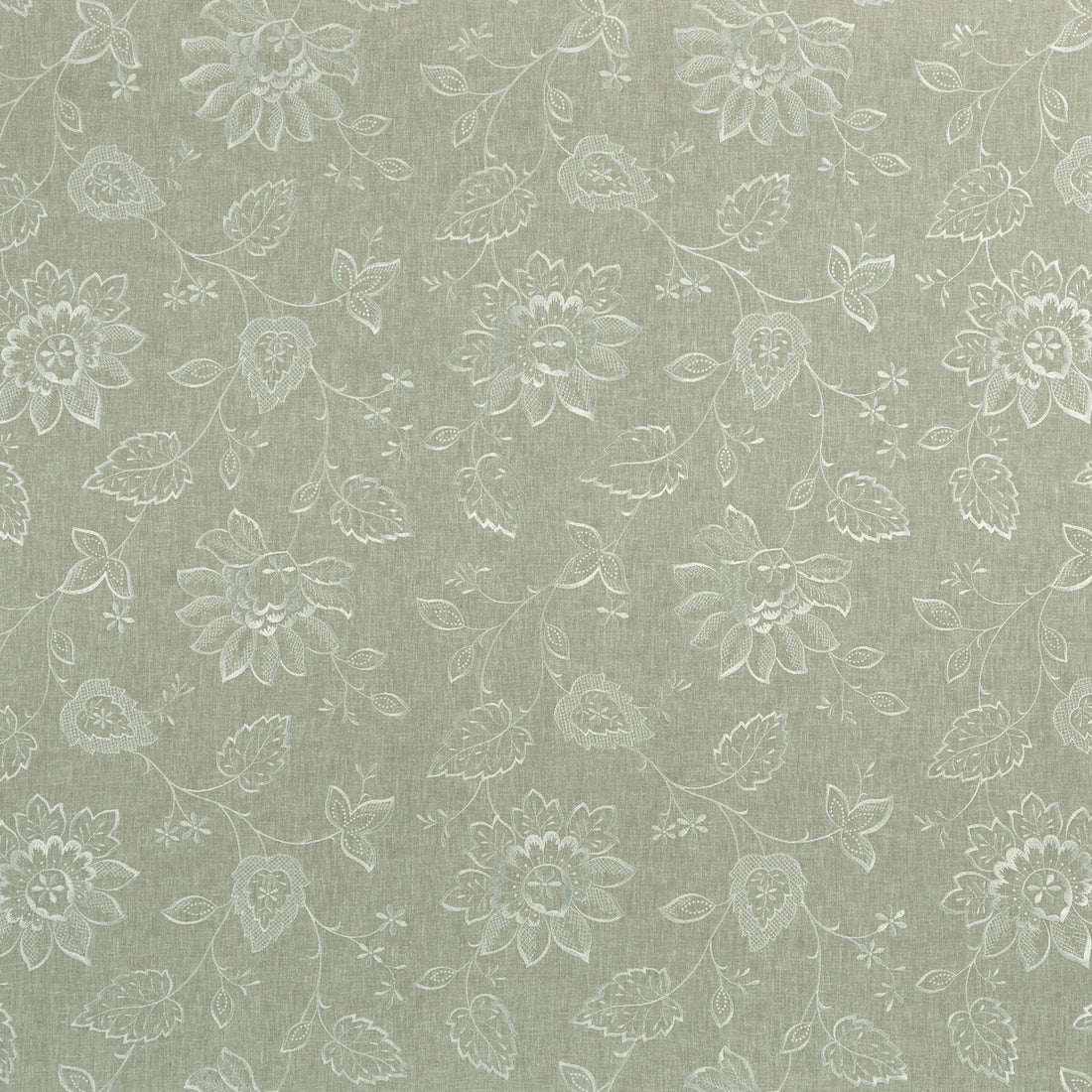 Liliana fabric in dove color - pattern F1007/02.CAC.0 - by Clarke And Clarke in the Clarke &amp; Clarke Halcyon collection