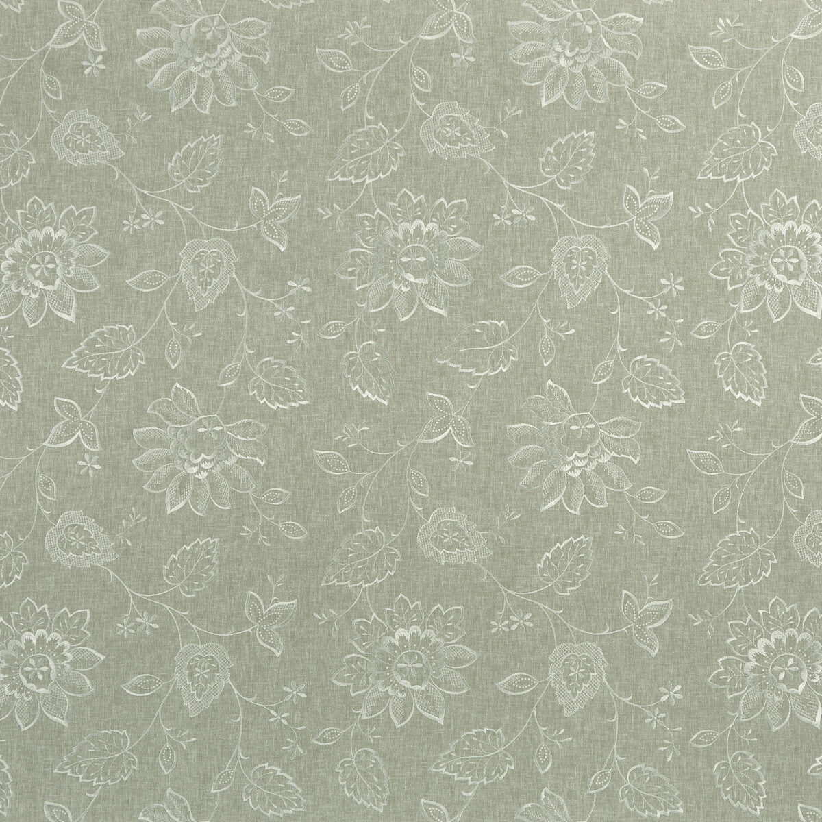 Liliana fabric in dove color - pattern F1007/02.CAC.0 - by Clarke And Clarke in the Clarke & Clarke Halcyon collection