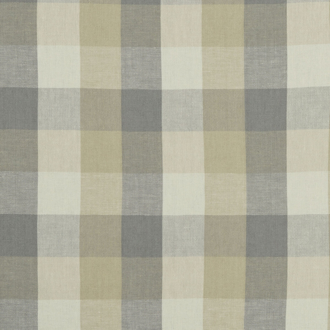 Austin Check fabric in natural color - pattern F1042/03.CAC.0 - by Clarke And Clarke in the Clarke &amp; Clarke Castle Garden collection