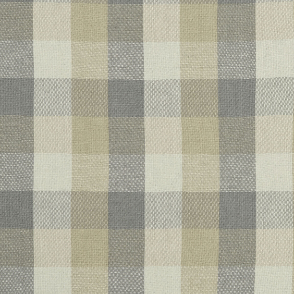 Austin Check fabric in natural color - pattern F1042/03.CAC.0 - by Clarke And Clarke in the Clarke & Clarke Castle Garden collection