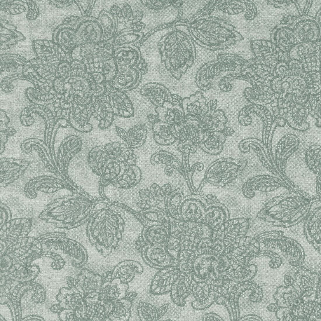 Cranbrook fabric in eau de nil color - pattern F1044/03.CAC.0 - by Clarke And Clarke in the Clarke &amp; Clarke Castle Garden collection
