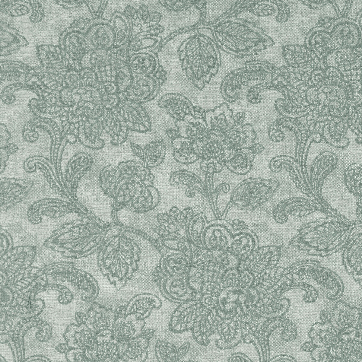Cranbrook fabric in eau de nil color - pattern F1044/03.CAC.0 - by Clarke And Clarke in the Clarke & Clarke Castle Garden collection