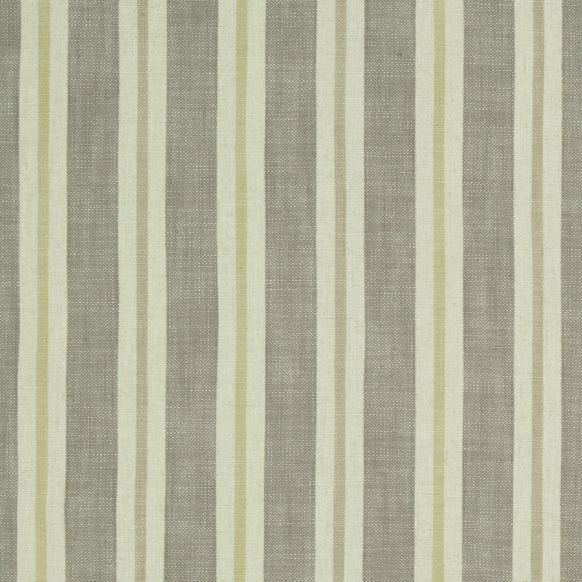 Sackville Stripe fabric in citron/natural color - pattern F1046/01.CAC.0 - by Clarke And Clarke in the Clarke & Clarke Castle Garden collection