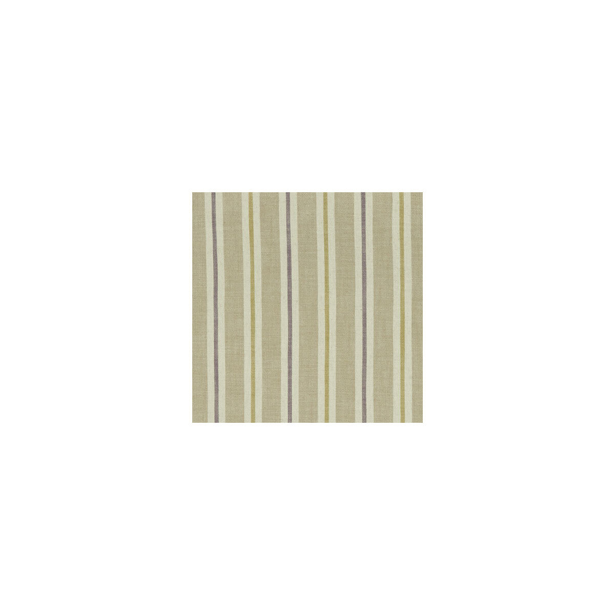 Sackville Stripe fabric in heather/linen color - pattern F1046/03.CAC.0 - by Clarke And Clarke in the Clarke & Clarke Castle Garden collection