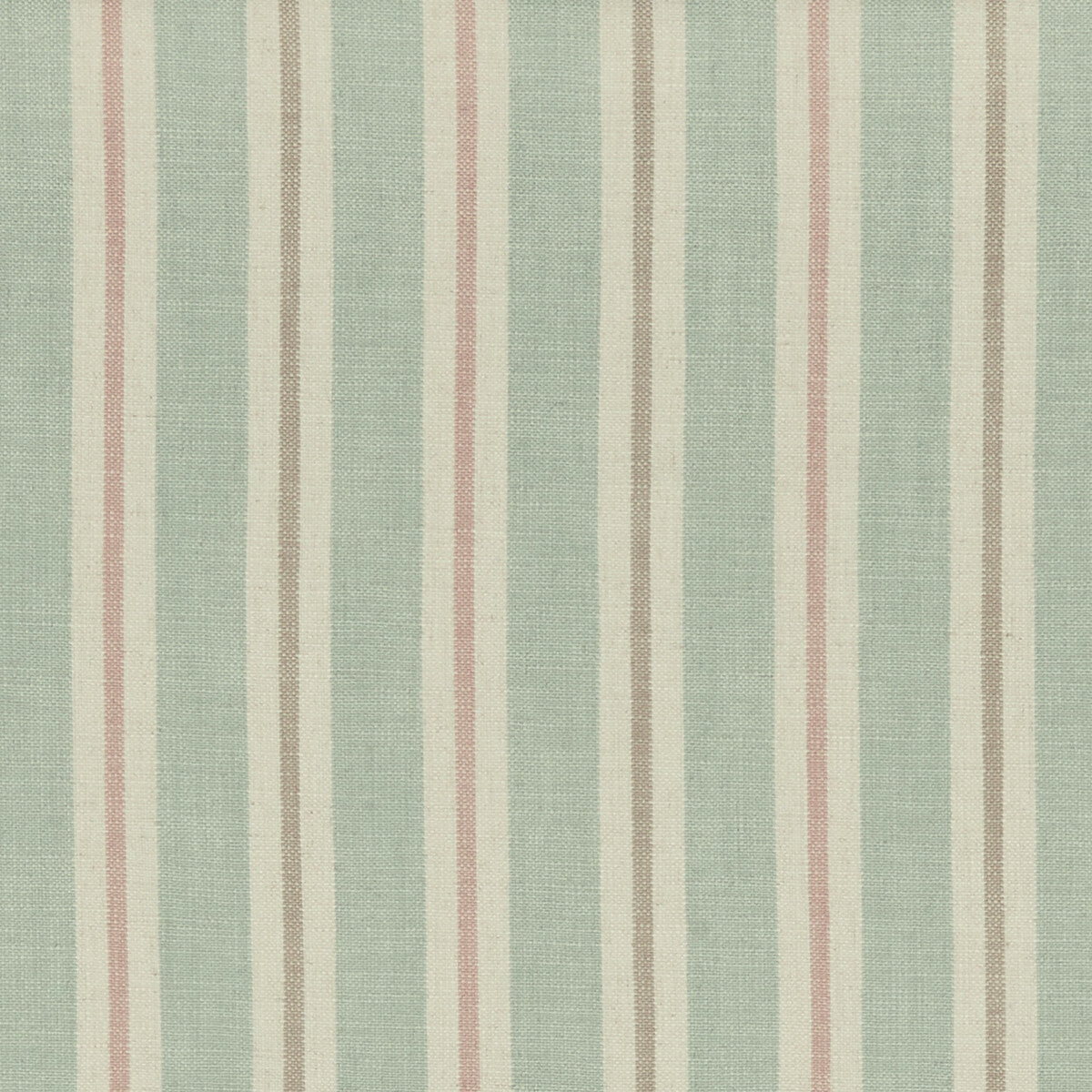 Sackville Stripe fabric in mineral/blush color - pattern F1046/05.CAC.0 - by Clarke And Clarke in the Clarke & Clarke Castle Garden collection