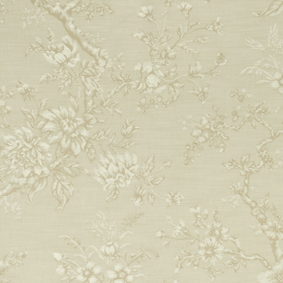 Simone fabric in natural color - pattern F1047/06.CAC.0 - by Clarke And Clarke in the Clarke &amp; Clarke Castle Garden collection