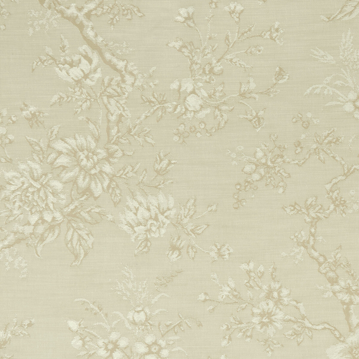 Simone fabric in natural color - pattern F1047/06.CAC.0 - by Clarke And Clarke in the Clarke & Clarke Castle Garden collection