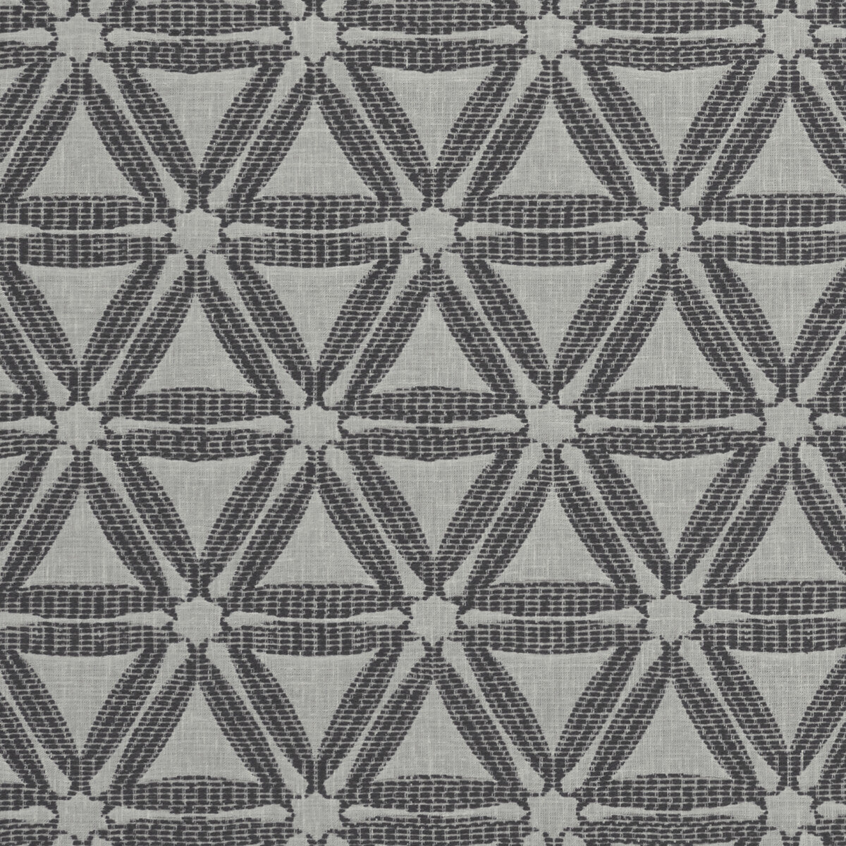 Delta fabric in charcoal color - pattern F1053/01.CAC.0 - by Clarke And Clarke in the Delta By Studio G For C&C collection