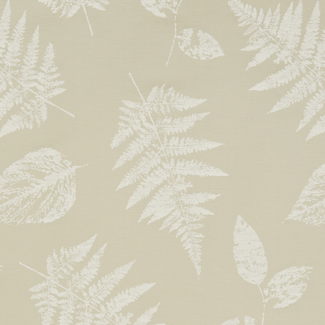 Foliage fabric in sand color - pattern F1059/05.CAC.0 - by Clarke And Clarke in the Organics By Studio G For C&amp;C collection