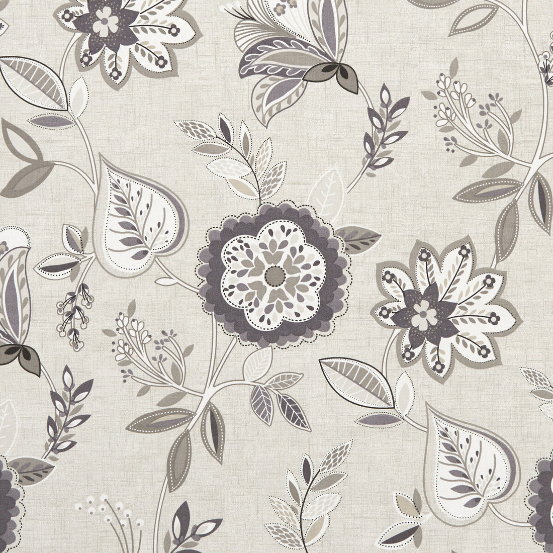 Octavia fabric in natural color - pattern F1066/04.CAC.0 - by Clarke And Clarke in the Octavia By Studio G For C&amp;C collection