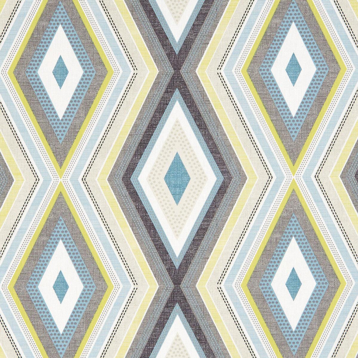 Terrazzo fabric in charcoal/chartreuse color - pattern F1067/01.CAC.0 - by Clarke And Clarke in the Octavia By Studio G For C&C collection