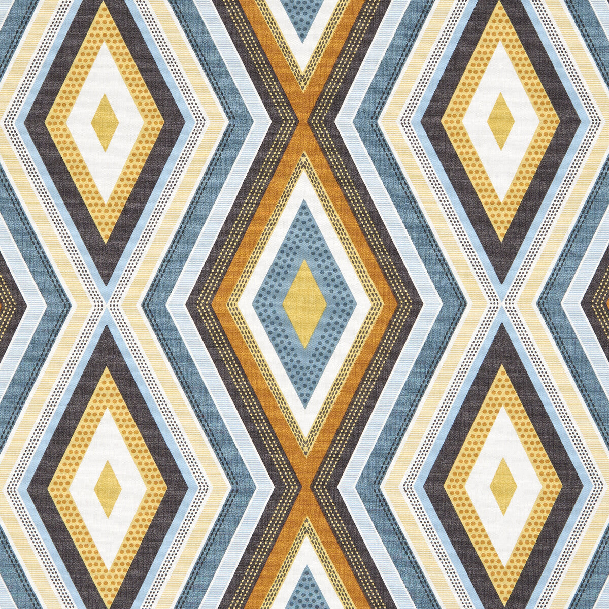 Terrazzo fabric in teal/spice color - pattern F1067/06.CAC.0 - by Clarke And Clarke in the Octavia By Studio G For C&C collection