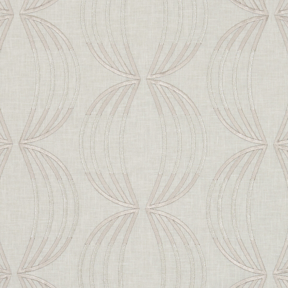 Carraway fabric in champagne color - pattern F1070/01.CAC.0 - by Clarke And Clarke in the Clarke & Clarke Lusso collection