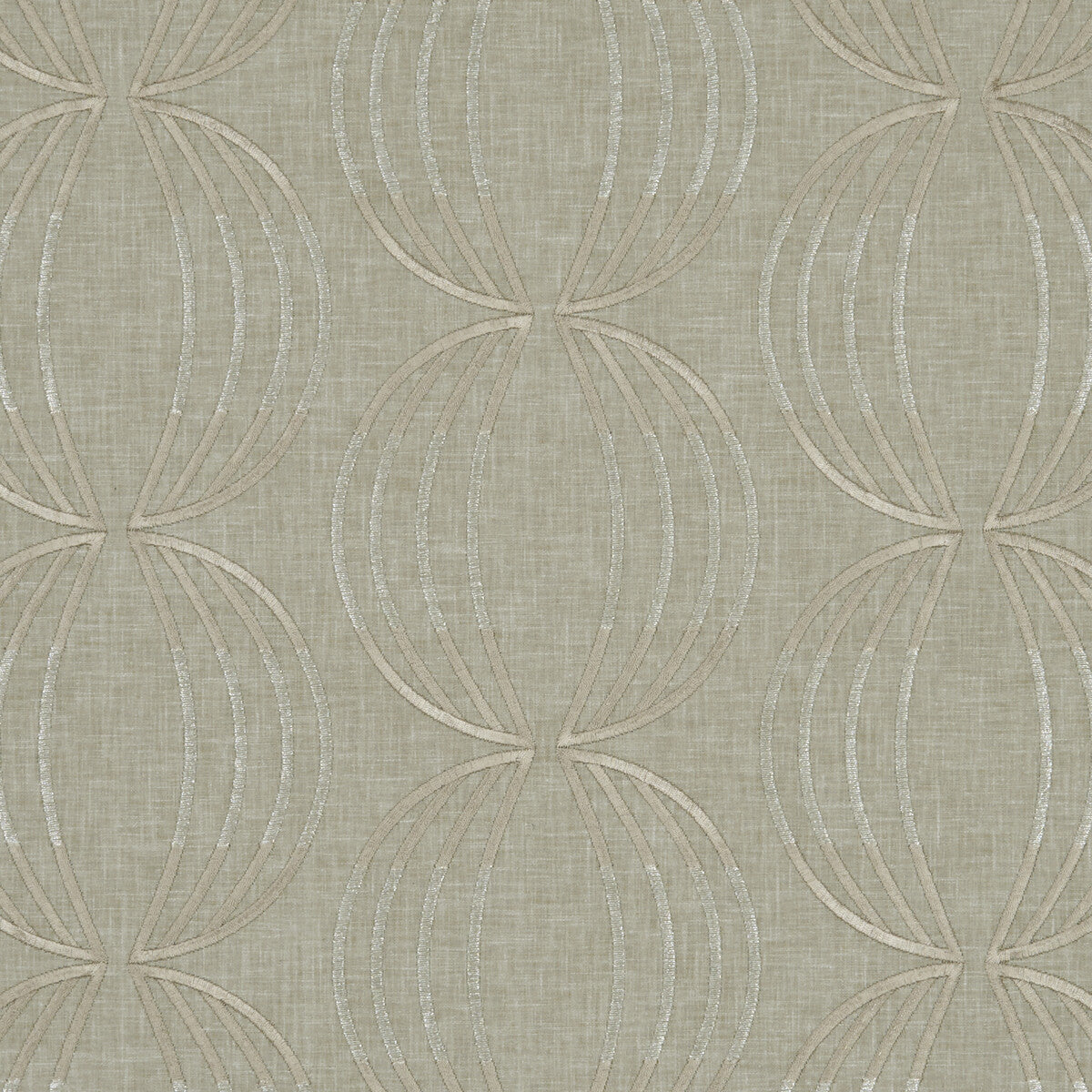 Carraway fabric in linen color - pattern F1070/03.CAC.0 - by Clarke And Clarke in the Clarke & Clarke Lusso collection