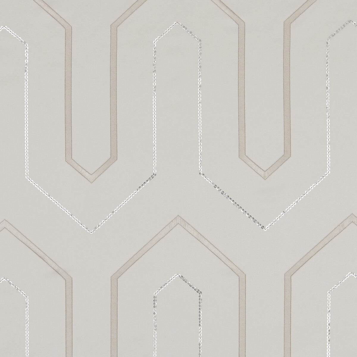 Gatsby fabric in champagne color - pattern F1072/02.CAC.0 - by Clarke And Clarke in the Clarke & Clarke Lusso collection