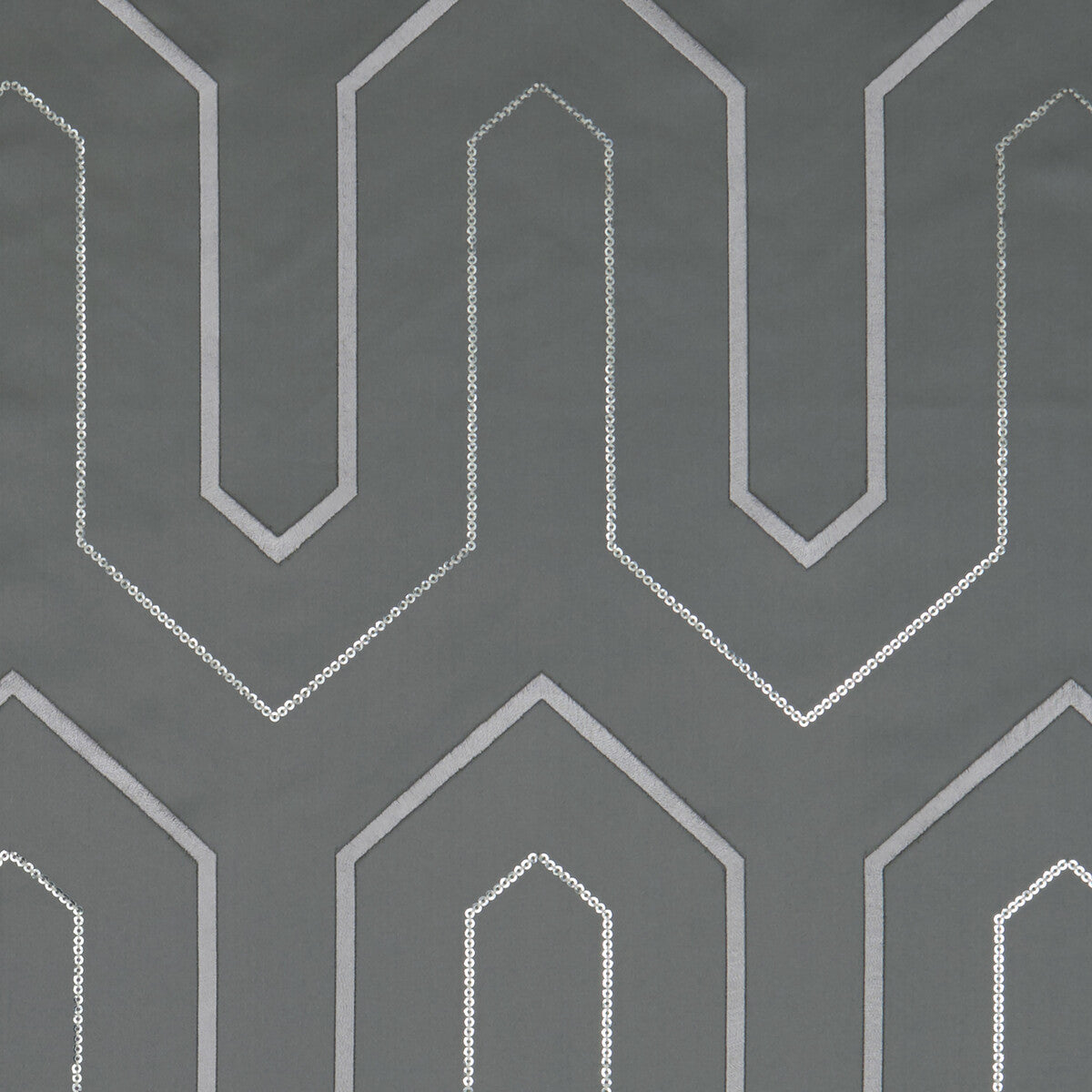 Gatsby fabric in charcoal color - pattern F1072/03.CAC.0 - by Clarke And Clarke in the Clarke & Clarke Lusso collection